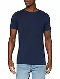 United Colors of Benetton T-shirt, Camiseta de tirantes Hombre, Azul (Blu Notte 252), L