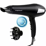 Aigostar Monique 32HIE – 2400W Secador profesional iónico 2 velocidades y 3 ajustes de temperatura, Plástico. Protección contra el sobrecalentamiento