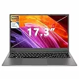 SGIN Portátil de 17,3 pulgadas, 4 GB de RAM, 128 GB SSD ROM, Core I3, FHD IPS, 2 x USB 3.2, Bluetooth 4.2, Dual Band WiFi, Memoria expansible 512 GB TF 7000 mAh