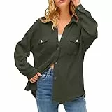 TcIFE Elegante Camisa Vintage Camisa De Mujer De Color Liso Diseño Vintage Chaqueta De Manga Larga Y Puños Elásticos