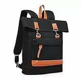 Kono Mochila de Lona Casual para Portátil 15.6 Pulgadas, Mochila para Laptop Escolar con Gran Capacidad Antirrobo, Ligera para Universidad y Viajes, Hombres y Mujeres