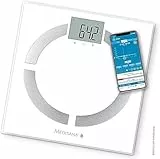 Medisana BS 444 Connect Báscula Analítica Digital de 180 kg, para Medir la Grasa Corporal, el Agua Corporal, la Masa Muscular, el Peso de los Huesos, con App