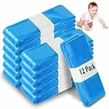 12 Recambios Contenedor de Pañales, Bolsa de Relleno para Papelera Pañales Bebe Compatible con Angelcare et Tommee Tippee et Litter Locker II Recambios