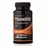 Soria Natural Tirosina Complex – Favorece el Rendimiento Físico y Mental – Aminoácidos, Vitaminas y Minerales - 100% Natural – Bote con 60 Comprimidos de 1000 mg