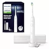Philips Sonicare 5500 cepillo dental eléctrico, sónico con 2 modos, alerta de presión, EasyStart, SmarTimer y BrushPacer, blanco, modelo HX7110/02 [Nueva Tecnología]
