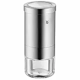 WMF Gourmet - Molinillo para Hierbas aromáticas, Acero inoxidable Cromargan, Especiero con Molinillo de cerámica, cortador para hierbas secas y especias