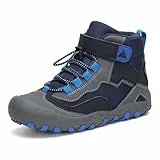 Mishansha Unisex niños Zapatillas de Senderismo Botas de Montaña Ligeras Transpirable Zapatos de Correr Antideslizante Sneakers Cómoda, Azul 35