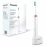 Panasonic EW-DC12 Cepillo de Dientes Eléctrico con Vibraciones Sónicas (3 Modos de Uso, Recargable, Movimiento Horizontal, Limpieza Profunda de la Boca), Blanco