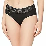sloggi Romance Midi, Slip, Mujer, Negro (Black), 48