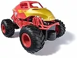 MONSTER JAM - Coche Teledirigido Monster Truck Marvel Iron Man, Escala 1:24 - 6069959 - Coches para Niños - Juegos Infantiles - Juguetes Niños 3 años +
