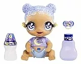 Glitter Babyz, MGA'S Selena Stargazer, Muñeca con 3 Cambios de Color, Traje de Luna y Estrella, Pañal, Biberón y Accesorios, Edad a Partir de 3 años, Selena Stargazer