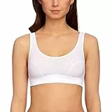 sloggi Double Comfort Top, Sujetador, Mujer, Blanco (White), 44