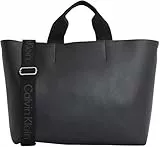 Calvin Klein Bolso Tote Mujer Ultralight grande, Negro (Na Black), Talla Única