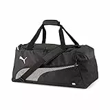 PUMA Fundamentals Sports Bag M Bolsa Deporte, Unisex Adulto, Black, OSFA