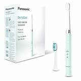 Panasonic EW-DM81 Cepillo Eléctrico (2 Cabezales Incluidos, Temporizador de Cepillado, 2 Modos de Funcionamiento, Diseño Ergonómico, 31.000 Movimiento/minuto, Vibraciones Sónicas) Verde