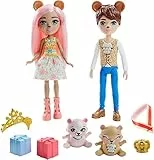 Enchantimals Royal Enchantimals Bonita Bear y Bannon Bear Pack 2 muñecos oso con mascotas, accesorios y ropa de gala