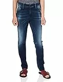 Replay Luzien Hyperflex Re-Used XLite, Jeans, para Mujer, Azul (oscuro 0072), 24W / 30L