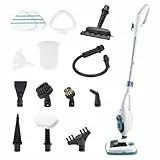 Di4 SteamClean Multi 12 ProMax Limpiador Vapor Multifunción 12 en 1, 1500W, Elimina 99,9% de Virus y Bacterias, Vaporeta Limpieza Hogar ECO sin Detergentes, Limpiador Tapiceria, Limpia Sofas