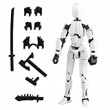 OUDQFCJ Figuras de acción figuras de acción multiarticuladas impresas en 3D figuras de acción de robots muñecos de decoración de escritorio