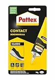 Pattex 1413914 Cola de contacto universal instantánea multiusos, a prueba de agua, transparente, 30 gr