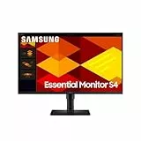 Samsung S40GD Essential Monitor 24', Full HD, IPS Panel, Tasa de Refresco 100Hz, Eye Saver Mode, Super Slim Design, Less Screen Flickering, Altavoces Integrados, Contectividad Múltiple LS24D406GAUXEN