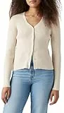 Levi's Tulip Suéter cárdigan, Oatmeal Heather B027, L para Mujer