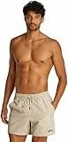 Calvin Klein Bañador Hombre Medium Drawstring-Print con Logotipo, Beige (Granite Chalk AOP), L