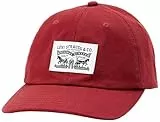 Levi's Relaxed Dad Heritage Cap Gorra Bebe, Dull Red, UN para Hombre