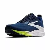BROOKS Trace 4, Sneaker Hombre, Navy/Peacoat/Acid Lime, 42 EU