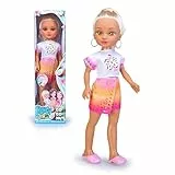 Nancy Coconut Blonde, Muñeca Vestida con un Conjunto Veraniego, Rubia de Ojos Marrones con Tez Oscura, Juguete con Olor a Coco Real, +3 años, Famosa (NAC88100)