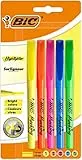 BiC Brite Liner - Rotuladores fluorescentes (5 unidades)