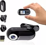 Xilecam Mini Camara Deportiva con Tarjeta de Memoria de 32GB, Camara Moto con Accesorios Cámara Casco Moto（Negro）