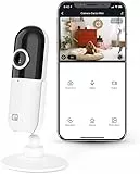 Garza Smart - Cámara IP Design WiFi de vigilancia Interior Inteligente, Alta resolución 1080p HD, Sensor de Movimiento, visión Nocturna, Audio bidireccional, WiFi 2.4 GHz, Control Remoto por App