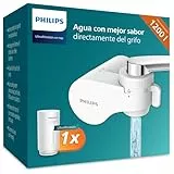 Filtro de Grifo Philips AWP3754/10 ULTRAFILTRACIÓN, reduce cloro, plomo, microplásticos, bacterias, capacidad de filtración de 1200 L, El embalaje puede variar