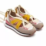 Sneakers Beige Tipo Espadrille con cuña para Mujer coinches