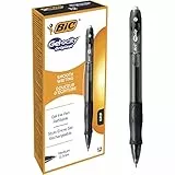 BIC Gelocity Original - Caja de 12 bolígrafos gel, color negro