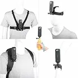 YEHOLDING 9 en 1 Accesorios Camara Deportiva Kit para Insta360 X5/X4/ X3/ Ace Pro, Soporte movil Pecho,Correa para la Cabeza y muñeca, Mochila Clip y Soporte Flotante Compatible con GoPro Hero,SJCAM