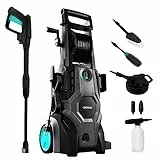 Cecotec Hidrolimpiadora de Alta Presión HydroBoost 2400 AdvanceClean. 2400W, Hogar, Jardín o Coche, Caudal de 480l/h, 180 Bares de Presión, Bomba de Aluminio, Radio de acción 14m