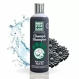 MENFORSAN Champú Pelo Negro para Perros | Intensificador del color | Aporta Brillo | Elimina Tonos Anaranjados | Hidratación Profunda | 300 ml
