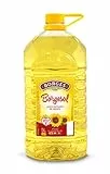 Borges Borgesol - Aceite de Girasol Refinado - Decolorado, Winterizado y Desodorizado - Rico en Vitamina E y B - Botella 100% Reciclable - Ideal para freír, cocinar y aliñar - Garrafa 5 Litros.