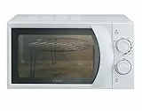 Candy Smart CMG 2071M, Microondas con grill, 20L, Mecánico, Temporizador, 6 niveles potencia, Plato giratorio 24,5cm, Descongelación automática, 700W/900W, Blanco