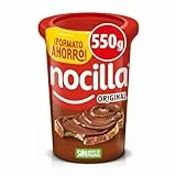 Nocilla, Original, Crema al Cacao y Leche con Avellanas, sin Aceite de Palma - Formato Ahorro - 550g