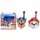 LEXIBOOK, La Patrulla Canina, Walkie-Talkies 3D Chase y Marshall, Alcance de 500m, 2 Canales de Comunicación, Clip para el Cinturón, Rojo/Azul, TW18PA