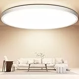 OUILA Ø40cm 36W Lampara Techo 3600LM 4000K Luz Blanco Plafon Led Techo Redondo Plafones Para Techo Moderna Lampara Salon Techo Cocina Sala de Estar Comedor Balcón Pasillo