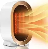 EcoHeat Calefactor Eléctrico Bajo Consumo EvoHeat Calentador Portátil Programable, Cerámico, Portátil, Ligero y Compacto, Control Remoto, Calefacción Inteligente