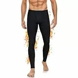 BENNIES Pantalon Termico Hombre Mallas Deporte Running Montaña Ropa Termica Frio Leggins Calzoncillo Largo Pantalones Termicos Interior Negro M