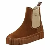 GANT FOOTWEAR Snowmont, Botas Estilo Chelsea Mujer, coñac, 42 EU
