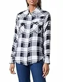 Wrangler Western Shirt Camiseta para Mujer, Navy, M