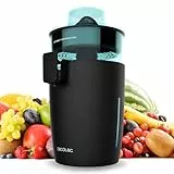 Cecotec Exprimidor de Naranjas Electrico de Torre Zitrus TowerAdjust Easy Black 800 Inox. 800W, Filtro Pulpa Ajustable, Filtro Inoxidable, Conos Desmontables, Encendido Automático, BPA-free, Antigoteo