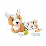 Fisher-Price Cojín cachorro 3 en 1 Peluche sensorial con accesorios, juguete para bebé recién nacido (Mattel HJW10)